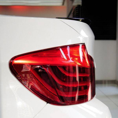BAKLUCKESPOILER BMW F10 10-17 BLANK SVART