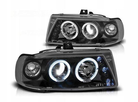 Strålkastare Seat Ibiza Cordoba 6K BLACK RING