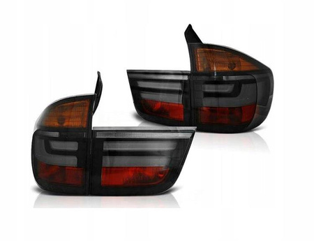 Bmw X5 E70 07-10 rök led lci look lampor