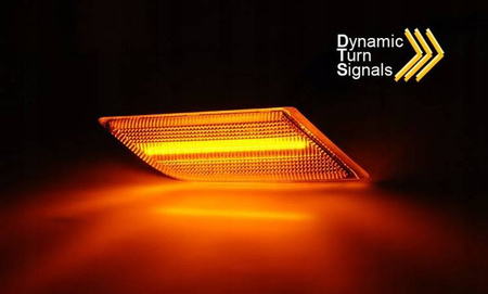 Dynamiska led-blinkers vita för vw t6 20-